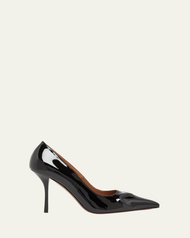 Patent Leather 3D Coeur Pumps